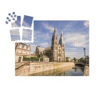 puzzleYOU : Smart Sorted® | Puzzle Photo 1000 pièces « Notre-Dame-en-Vaux, Une église catholique Romaine à Châlons-en-Champagne »