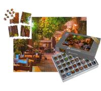 puzzleYOU : Smart Sorted® | Puzzle Photo 1000 pièces « Nuit à Limassol à Chypre au Bord de la Méditerranée »