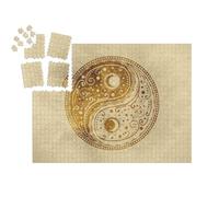 puzzleYOU : Smart Sorted® | Puzzle Photo 1000 pièces « Ornement Circulaire Signe du Yin et du Yang »