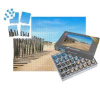 puzzleYOU : Smart Sorted® | Puzzle Photo 1000 pièces « Oye-Plage dans la réserve Naturelle du Platier d'Oye, Entre Calais et Dunkerque, Hauts-de-France »