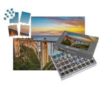 puzzleYOU : Smart Sorted® | Puzzle Photo 1000 pièces « Pacific Coast Highway au Coucher du Soleil, Californie, États-Unis »