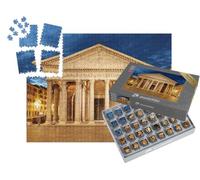 puzzleYOU : Smart Sorted® | Puzzle Photo 1000 pièces « Panthéon illuminé de Nuit, Rome »