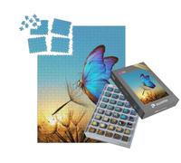 puzzleYOU : Smart Sorted® | Puzzle Photo 1000 pièces « Papillon et Pissenlit »