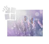 puzzleYOU : Smart Sorted® | Puzzle Photo 1000 pièces « Papillons dans Un Champ de Lavande »