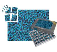 puzzleYOU : Smart Sorted® | Puzzle Photo 1000 pièces « Papillons Morpho d'un Bleu éclatant »
