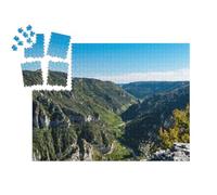 puzzleYOU : Smart Sorted® | Puzzle Photo 1000 pièces « Parc National des Cévennes, Gorges du Tarn, France »