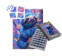 puzzleYOU : Smart Sorted® | Puzzle Photo 1000 pièces « Paresseux Bleu au Pays des rêves »