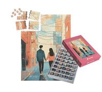 puzzleYOU : Smart Sorted® | Puzzle Photo 1000 pièces « Pas de Chemin trop Long »