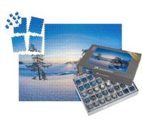 puzzleYOU : Smart Sorted® | Puzzle Photo 1000 pièces « Pays des Merveilles Hivernales au Lever du Soleil »