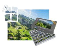 puzzleYOU : Smart Sorted® | Puzzle Photo 1000 pièces « Paysage de Montagne à La Clusaz, Haute-Savoie, France »