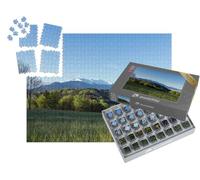 puzzleYOU : Smart Sorted® | Puzzle Photo 1000 pièces « Paysage de Montagne dans Les Alpes savoyardes dans Le Parc Naturel régional des Bauges »