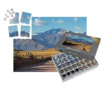 puzzleYOU : Smart Sorted® | Puzzle Photo 1000 pièces « Paysage de Pampa dans la Cordillera de Los Andes, Pérou, Amérique du Sud »