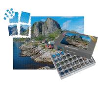 puzzleYOU : Smart Sorted® | Puzzle Photo 1000 pièces « Paysage d'été sur Les îles Lofoten, Norvège »