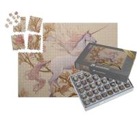 puzzleYOU : Smart Sorted® | Puzzle Photo 1000 pièces « Peinture de la Renaissance d’Une Licorne Magique »