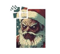 puzzleYOU : Smart Sorted® | Puzzle Photo 1000 pièces « Père Noël Zombie : La Nuit des Yeux vides »