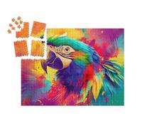puzzleYOU : Smart Sorted® | Puzzle Photo 1000 pièces « Perroquet Ara colortastique »