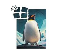 puzzleYOU : Smart Sorted® | Puzzle Photo 1000 pièces « Petit Pingouin aux Portes du pôle Nord »