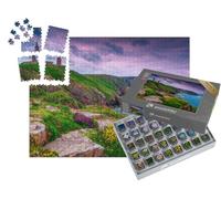 puzzleYOU : Smart Sorted® | Puzzle Photo 1000 pièces « Phare du Cap Fréhel sur la côte rocheuse de Bretagne, France, »
