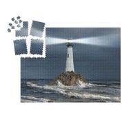 puzzleYOU : Smart Sorted® | Puzzle Photo 1000 pièces « Phare en Action »