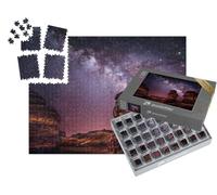 puzzleYOU : Smart Sorted® | Puzzle Photo 1000 pièces « Photo de la Voie lactée, Notre Galaxie photographiée Depuis l'Arabie Saoudite »