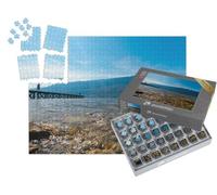 puzzleYOU : Smart Sorted® | Puzzle Photo 1000 pièces « Photo du lac du Bourget et de la Dent du Chat, à Aix-Les-Bains en Savoie, France »