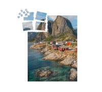 puzzleYOU : Smart Sorted® | Puzzle Photo 1000 pièces « Photo Prise à Hamnøy, Îles Lofoten, Norvège »