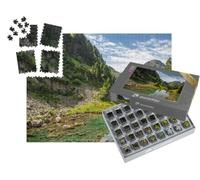 puzzleYOU : Smart Sorted® | Puzzle Photo 1000 pièces « Photographie de Paysage du lac de Leana dans Le Massif de belledonne »