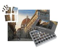 puzzleYOU : Smart Sorted® | Puzzle Photo 1000 pièces « Piazza Del Duomo et Kathedrale Von Santa Maria, Florenz, Italie »