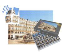 puzzleYOU : Smart Sorted® | Puzzle Photo 1000 pièces « Place de la Comédie de Montpellier et sa Fontaine des Trois Grâces, Hérault, France »
