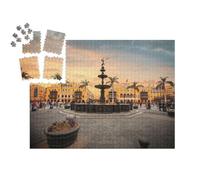 puzzleYOU : Smart Sorted® | Puzzle Photo 1000 pièces « Place du marché de Lima, Pérou »