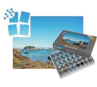 puzzleYOU : Smart Sorted® | Puzzle Photo 1000 pièces « Plage de Ploumanach à Perros-Guirec, Côtes d'Armor, Bretagne, France »
