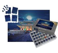 puzzleYOU : Smart Sorted® | Puzzle Photo 1000 pièces « Pleine Lune au-Dessus du Palais de Gyeongbokgung, Séoul, Corée du Sud »
