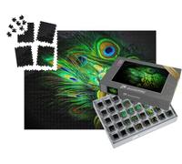 puzzleYOU : Smart Sorted® | Puzzle Photo 1000 pièces « Plumes de Paon »