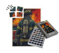 puzzleYOU : Smart Sorted® | Puzzle Photo 1000 pièces « Pompier en Action »