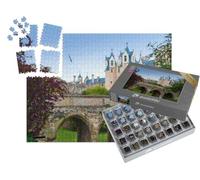 puzzleYOU : Smart Sorted® | Puzzle Photo 1000 pièces « Pont de Pierre à proximité du majestueux Château de Montreuil-Bellay »