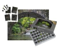 puzzleYOU : Smart Sorted® | Puzzle Photo 1000 pièces « Pont de Seungseongyo et pavillon du Temple de Seonamsa, Corée du Sud »