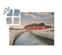 puzzleYOU : Smart Sorted® | Puzzle Photo 1000 pièces « Pont d'eau d'or au Coucher du Soleil, Pékin »
