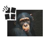 puzzleYOU : Smart Sorted® | Puzzle Photo 1000 pièces « Portrait d'un chimpanzé »