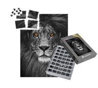 puzzleYOU : Smart Sorted® | Puzzle Photo 1000 pièces « Portrait d'un Lion au Regard de feu »
