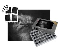 puzzleYOU : Smart Sorted® | Puzzle Photo 1000 pièces « Prise de Vue d'une tête d'autruche »