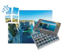 puzzleYOU : Smart Sorted® | Puzzle Photo 1000 pièces « Promenade sur la Plage de la Belle côte d'Albâtre près d'Étretat - Normandie - France »