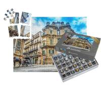 puzzleYOU : Smart Sorted® | Puzzle Photo 1000 pièces « Quattro Canti, Piazza Vigliena comme Place Baroque à Palerme, Sicile »