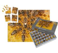puzzleYOU : Smart Sorted® | Puzzle Photo 1000 pièces « Reine des Abeilles entourée d'ouvrières »