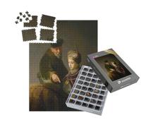 puzzleYOU : Smart Sorted® | Puzzle Photo 1000 pièces « Rembrandt - Un Jeune Savant et Son tuteur »