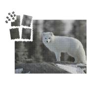puzzleYOU : Smart Sorted® | Puzzle Photo 1000 pièces « Renard Polaire au Canada »