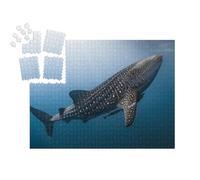 puzzleYOU : Smart Sorted® | Puzzle Photo 1000 pièces « Requin Baleine en Papouasie »