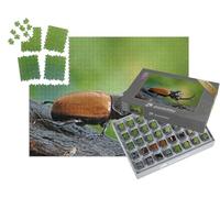 puzzleYOU : Smart Sorted® | Puzzle Photo 1000 pièces « Rhinocéros à Cinq Cornes, également connu sous Le nom de scarabée d'Hercule »