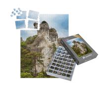 puzzleYOU : Smart Sorted® | Puzzle Photo 1000 pièces « Roches aux Formes étranges dans Le Chaos de Montpellier-Le-Vieux dans Le Parc National des Cévennes, France »