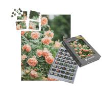 puzzleYOU : Smart Sorted® | Puzzle Photo 1000 pièces « Roses de pêcher en Pleine Floraison »