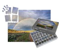 puzzleYOU : Smart Sorted® | Puzzle Photo 1000 pièces « Route Arc-en-Ciel après Une Pluie d'orage »